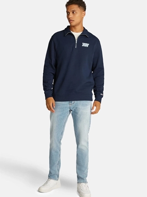 Sudadera con cremallera Tommy Jeans DM0DM21865 C1G dark night navy - Imagen 2