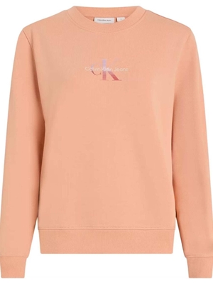 Sudadera Coral Calvin Klein Jeans Dusty Coral - Imagen 1