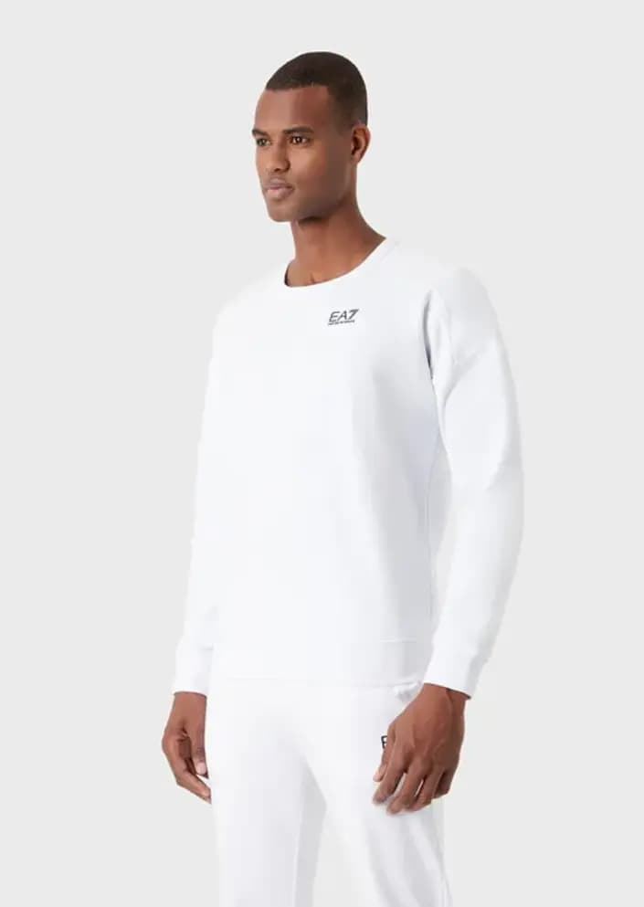 Sudadera EA7 Emporio Armani 3RPM18 PJLSZ 0100 blanco - Imagen 1