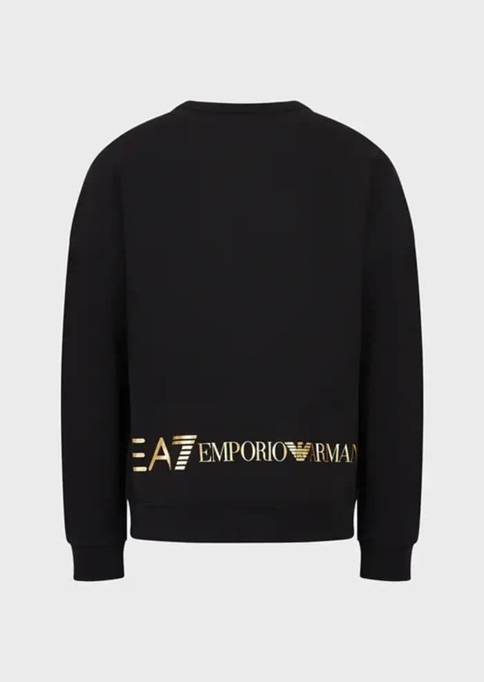 Sudadera EA7 Emporio Armani 3RPM18 PJLSZ 0208 negro - Imagen 3