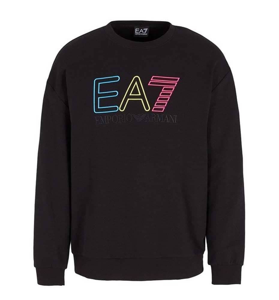 Sudadera EA7 Emporio Armani 3RUM03 PJEQZ 1200 black - Imagen 1