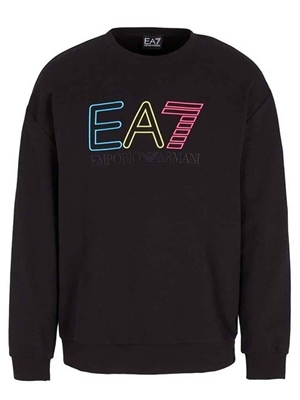 Sudadera EA7 Emporio Armani 3RUM03 PJEQZ 1200 black - Imagen 1