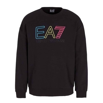 Sudadera EA7 Emporio Armani 3RUM03 PJEQZ 1200 black - Imagen 1