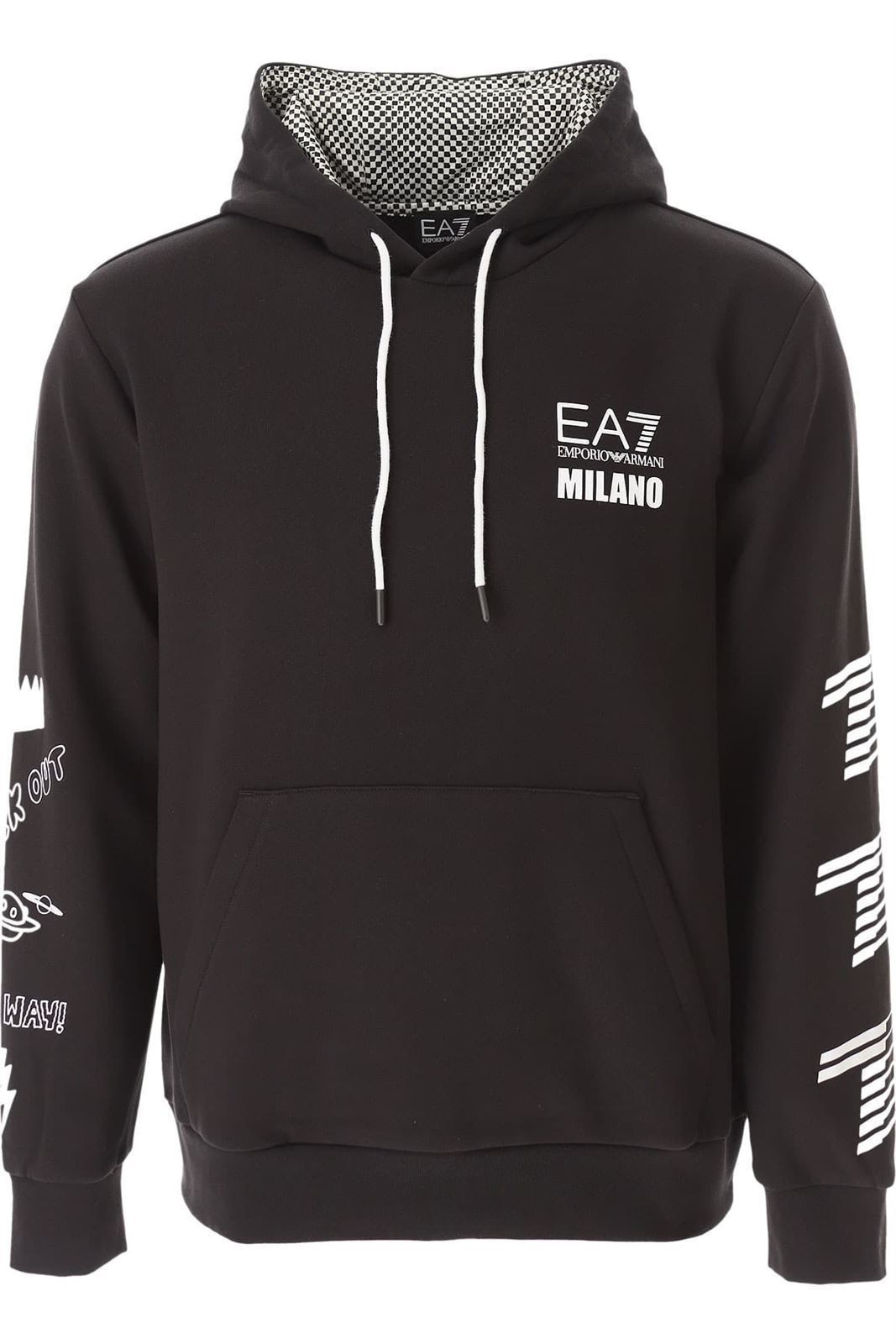 Sudadera EA7 Emporio Armani 6RPM70 PJ07Z 1200 black - Imagen 1