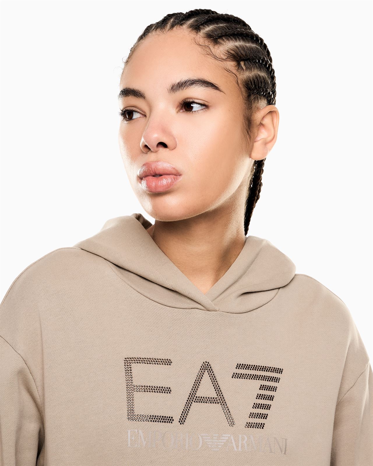 Sudadera EA7 Emporio Armani 7W000537 AF15831 U6167 roasted cashew - Imagen 3