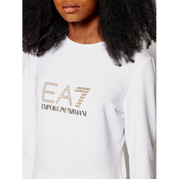 Sudadera Emporio Armani EA7 8NTM45 TJ9RZ 1100 BLANCO - Imagen 2