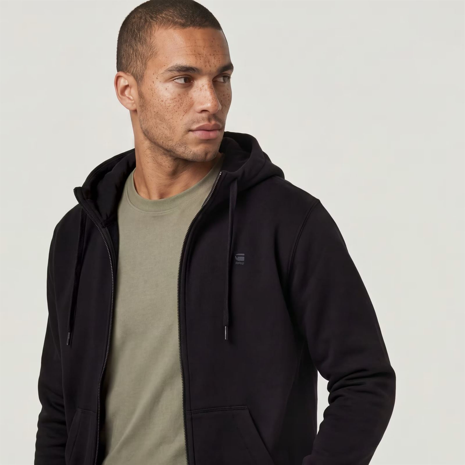 Sudadera G-Star Core Black D16122 C235 6484 - Imagen 4