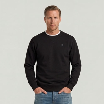 Sudadera G-Star Premium Core Black D16917-C235-6484 - Imagen 1