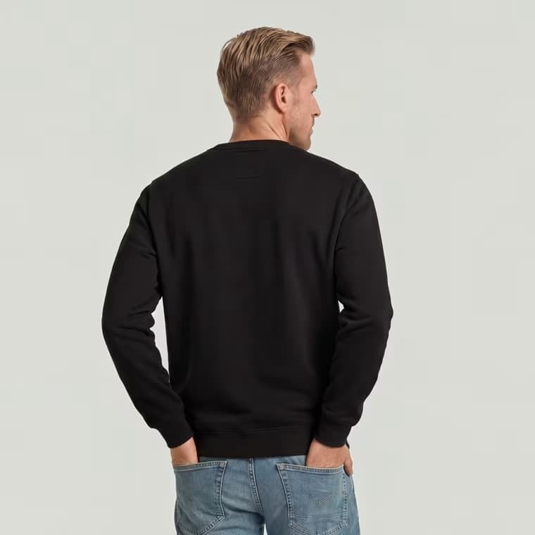 Sudadera G-Star Premium Core Black D16917-C235-6484 - Imagen 2