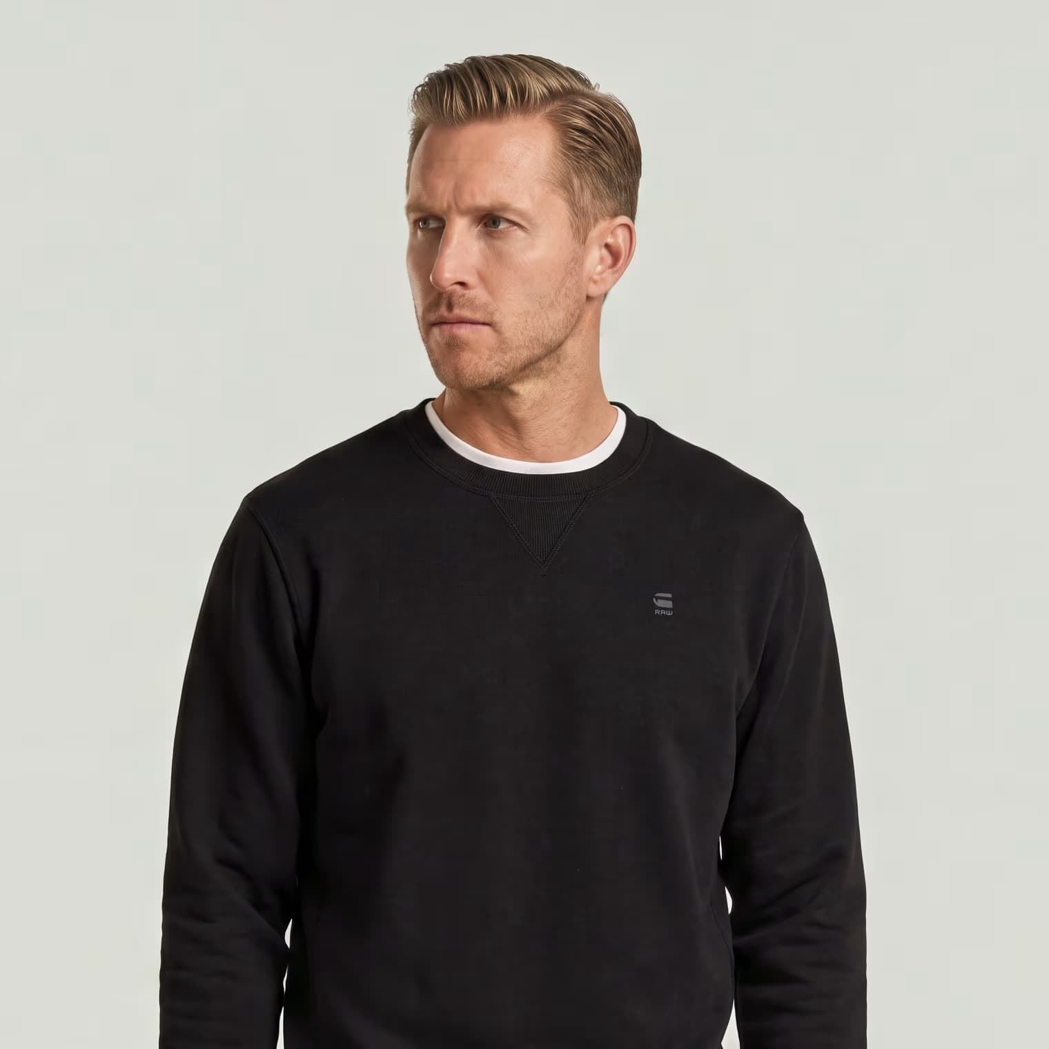 Sudadera G-Star Premium Core Black D16917-C235-6484 - Imagen 3
