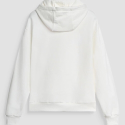 Sudadera Hoodie Boxy Fit In terry cotton MMFL01081 FA150221 1011 crema - Imagen 2