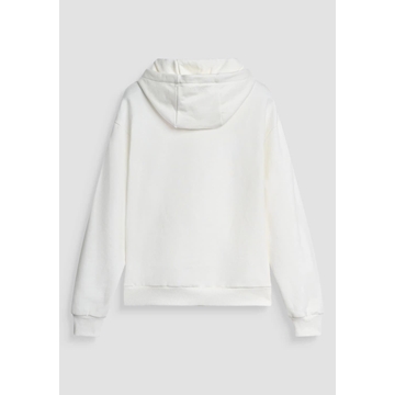 Sudadera Hoodie Boxy Fit In terry cotton MMFL01081 FA150221 1011 crema - Imagen 2