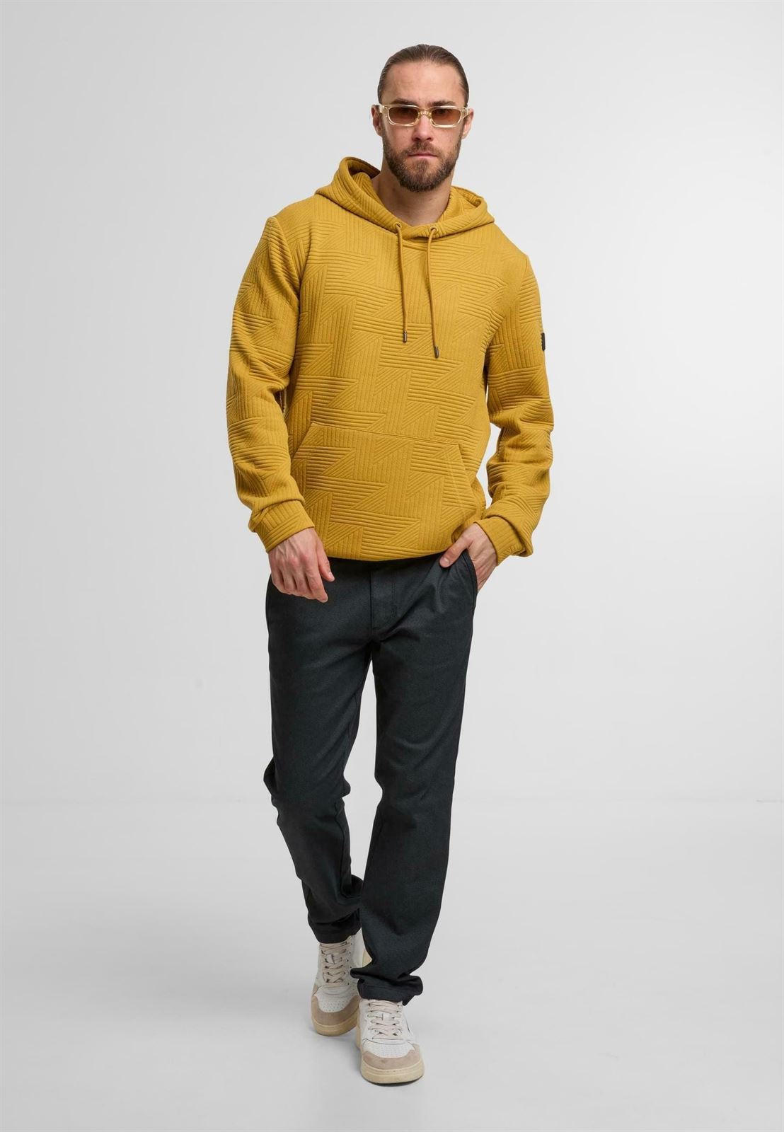 Sudadera Indicode INHuntsville Mustard Gold 55-730194 - Imagen 2