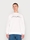 Sudadera KARL KANI Autograph Pinstripe Crew blanco - Imagen 1