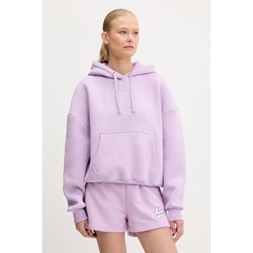 Sudadera KARL KANI PD00005447 Signature Essential Hoodie Violet - Imagen 1