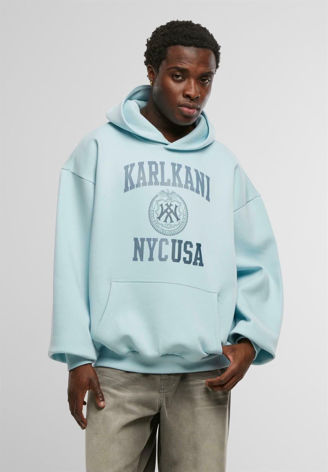 Sudadera Karl Kani USA Blue KA9500 KM254-044 - Imagen 4