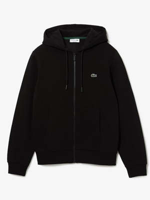 Sudadera Lacoste con capucha y cremallera SH9626 00 031 noir - Imagen 1