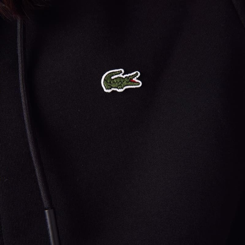 Sudadera Lacoste con capucha y cremallera SH9626 00 031 noir - Imagen 2