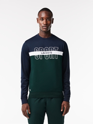 Sudadera Lacoste SH1083 00 65U marine/blanc-sinople - Imagen 1