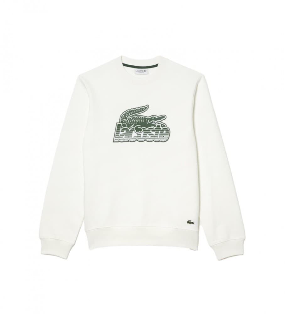 Sudadera LACOSTE SH5087 00 70V FARINE - Imagen 1