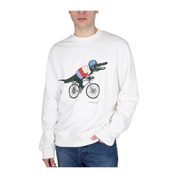 Sudadera Lacoste x Netflix SH8202 00 70V blanc Sex Education - Imagen 2