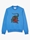 Sudadera Lacoste x Netflix SH8202 00 L99 bleu Stanger Things - Imagen 1