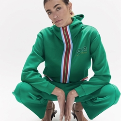 Sudadera Lola Casademunt con banda lateral tres colores LF2611037 - Imagen 2