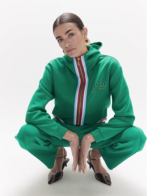 Sudadera Lola Casademunt con banda lateral tres colores LF2611037 - Imagen 2