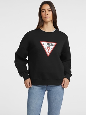 Sudadera mujer Guess W4YQ00KC811 JBLK negro - Imagen 1