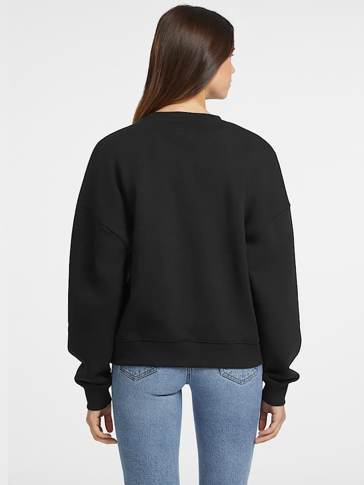 Sudadera mujer Guess W4YQ00KC811 JBLK negro - Imagen 3