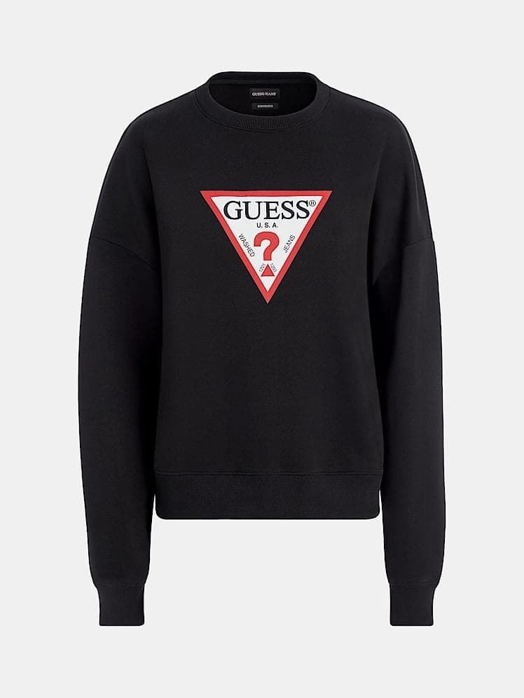 Sudadera mujer Guess W4YQ00KC811 JBLK negro - Imagen 4