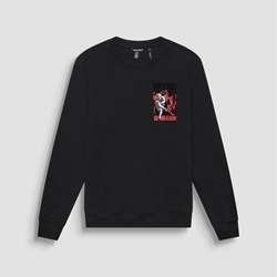 Sudadera Negra Antony Morato Guns N'Roses MMFL01072 FA150178 9000 - Imagen 1