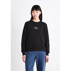 Sudadera Negra Calvin Klein Jeans Gradient Monologo CR BEH - Imagen 1