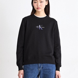 Sudadera Negra Calvin Klein Jeans Gradient Monologo CR BEH - Imagen 1