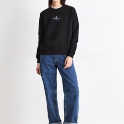 Sudadera Negra Calvin Klein Jeans Gradient Monologo CR BEH - Imagen 2