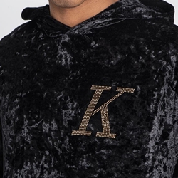 Sudadera Negra Gianni Kavanagh Velvet GKM007209 - Imagen 2