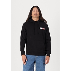 Sudadera Negra Tommy Jeans Reg Entry Graphic Hoodie Ext - Imagen 1