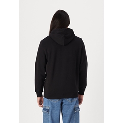 Sudadera Negra Tommy Jeans Reg Entry Graphic Hoodie Ext - Imagen 2