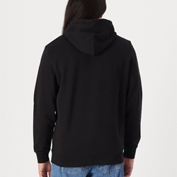 Sudadera Negra Tommy Jeans Reg Entry Graphic Hoodie Ext - Imagen 2
