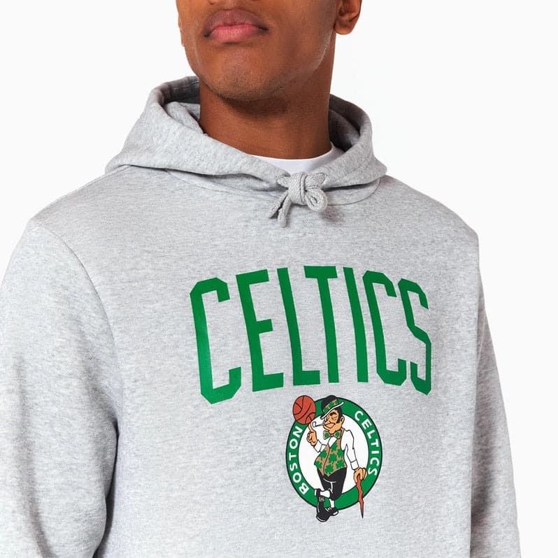 Sudadera New Era NOS NBA Regular Hoody Boston Celtics 60505438 grey - Imagen 1