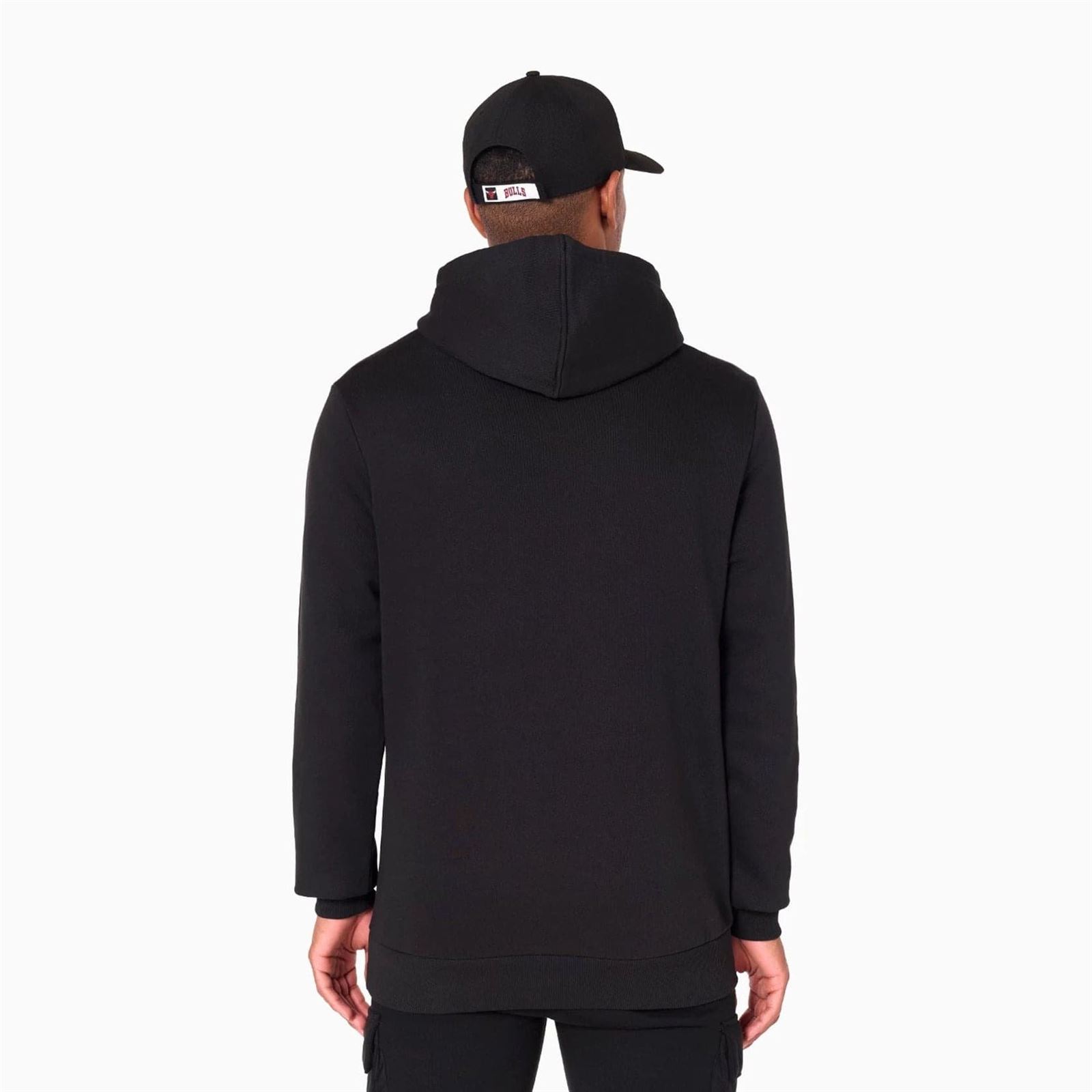 Sudadera New Era Nos NBA Regular Hoody Chicago Bulls Black/Black - Imagen 2