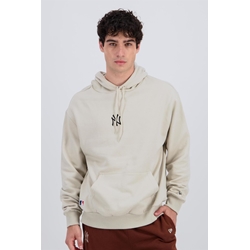 Sudadera New Era Oversized New York Yankees MLB League Essential Beige 60675772 - Imagen 1