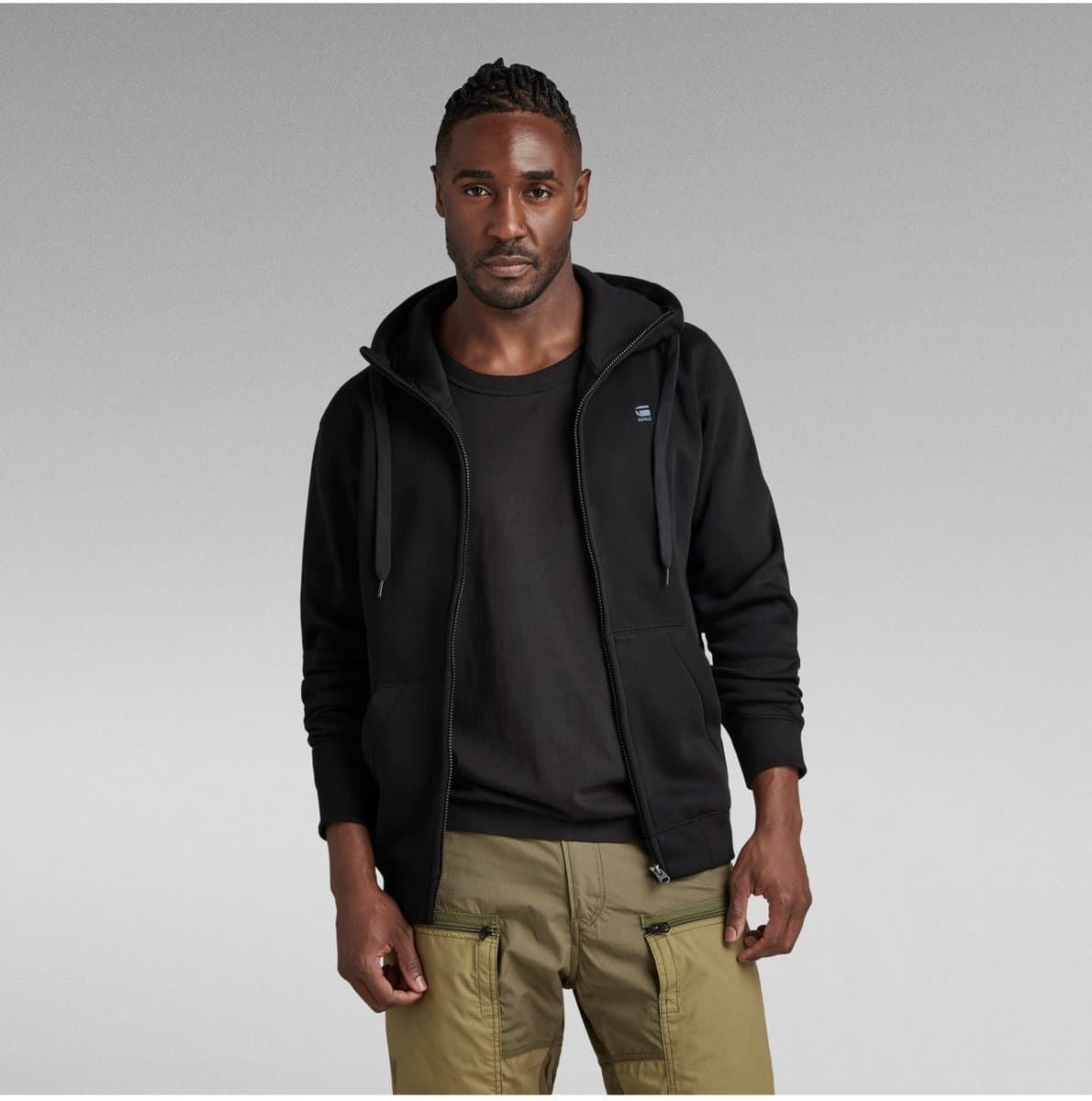 Sudadera Premium Core G-Star Black D16122-C235-6484 - Imagen 1