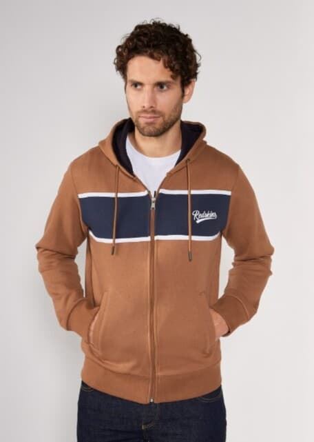 Sudadera REDSKINS OWEN POSTER CAMEL/NAVY - Imagen 1