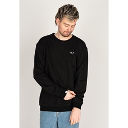 Sudadera Reel Staple Terry Crewneck Deep Black RE3336 - Imagen 1