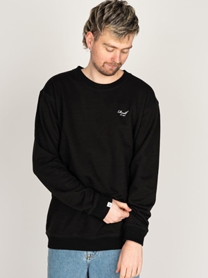 Sudadera Reel Staple Terry Crewneck Deep Black RE3336 - Imagen 1