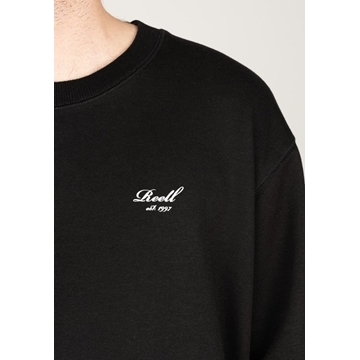 Sudadera Reel Staple Terry Crewneck Deep Black RE3336 - Imagen 2