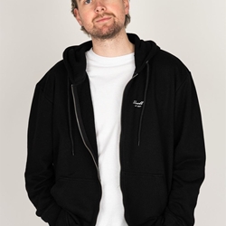 Sudadera Reell Staple Terry Zip Hoodie Deep Black RE3340 - Imagen 1