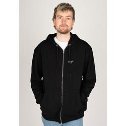 Sudadera Reell Staple Terry Zip Hoodie Deep Black RE3340 - Imagen 2