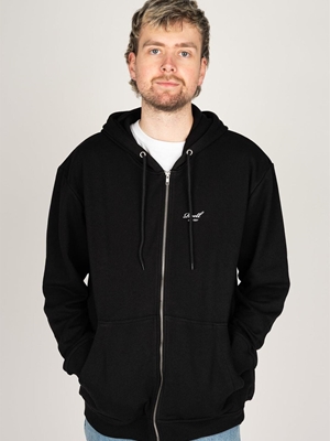 Sudadera Reell Staple Terry Zip Hoodie Deep Black RE3340 - Imagen 2